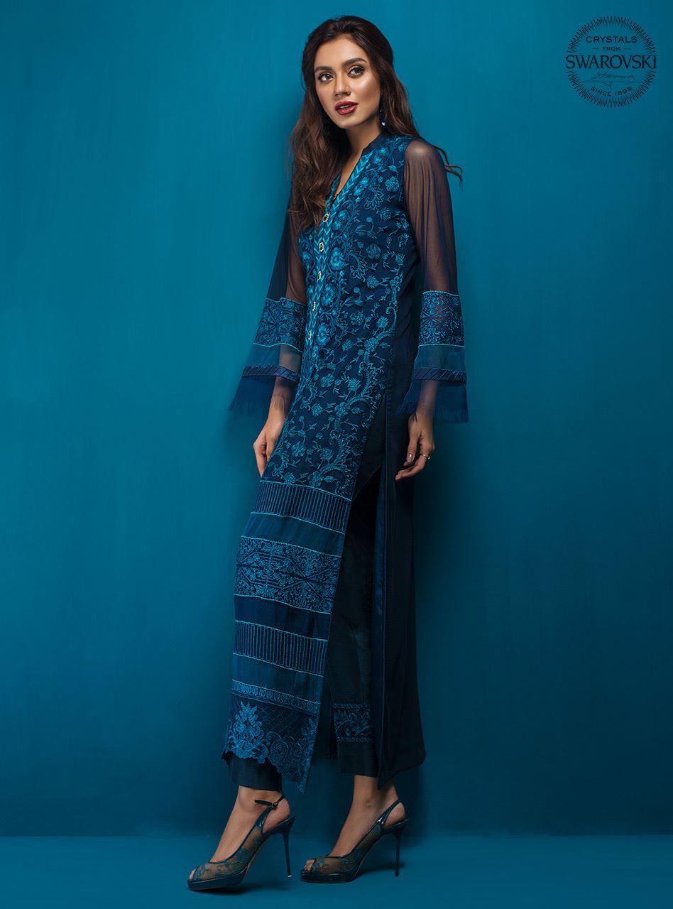 Zainab Chottani | Luxury Pret | TIMELESS TEAL