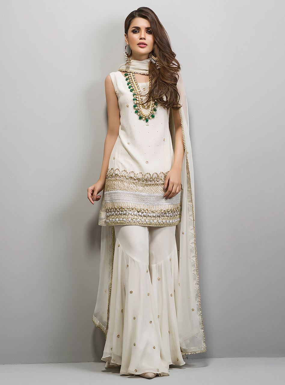 Zainab Chottani | Semi Formals | ANGELIC IVOIRE