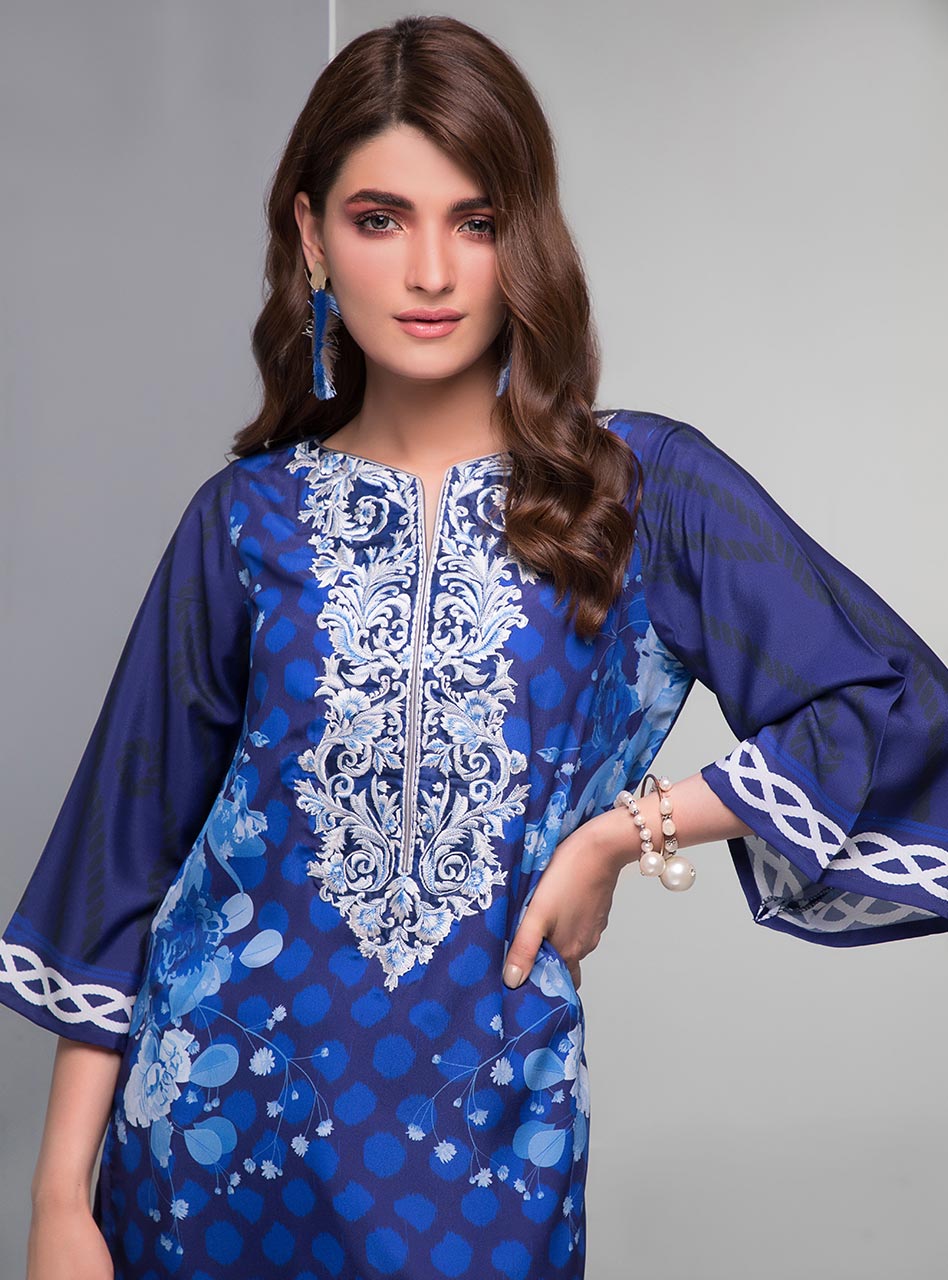 Zainab Chottani | Casual Pret | NAVY TWILIGHT