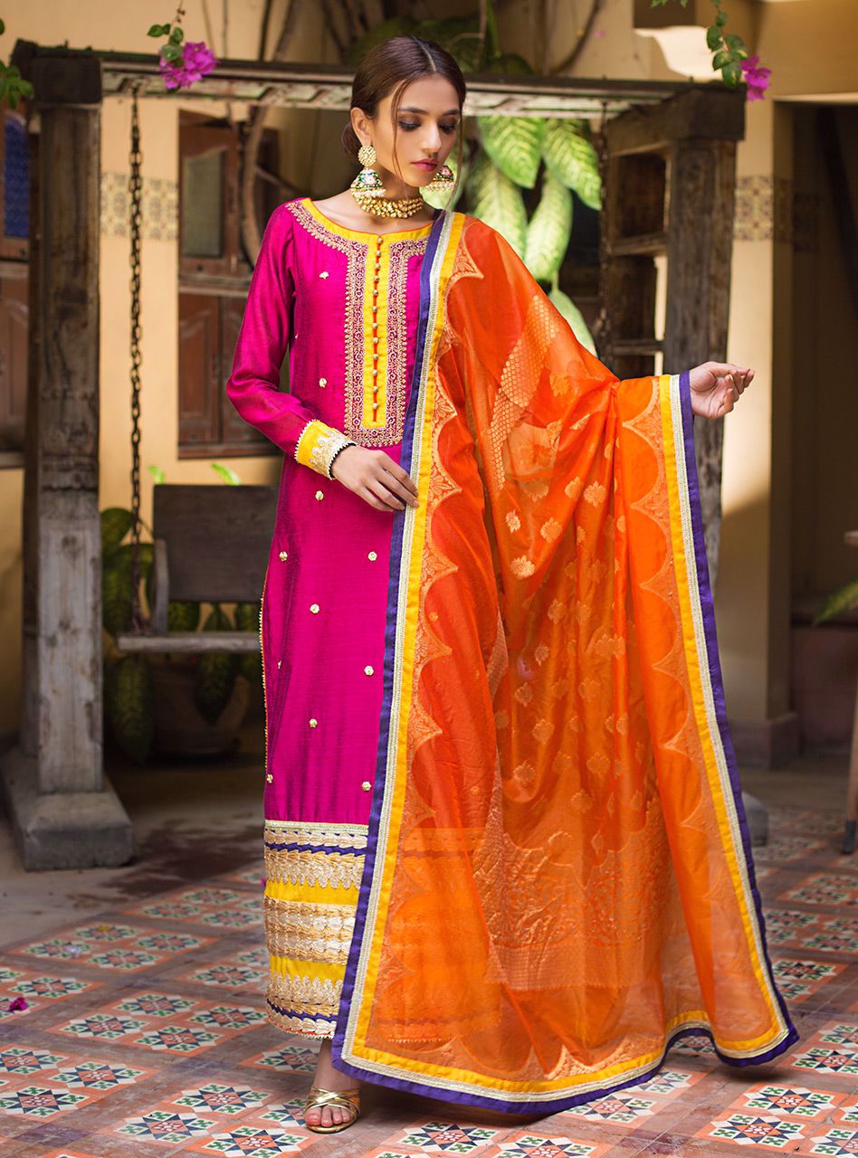 Zainab Chottani | Luxury Pret | HOT PINK RUSH