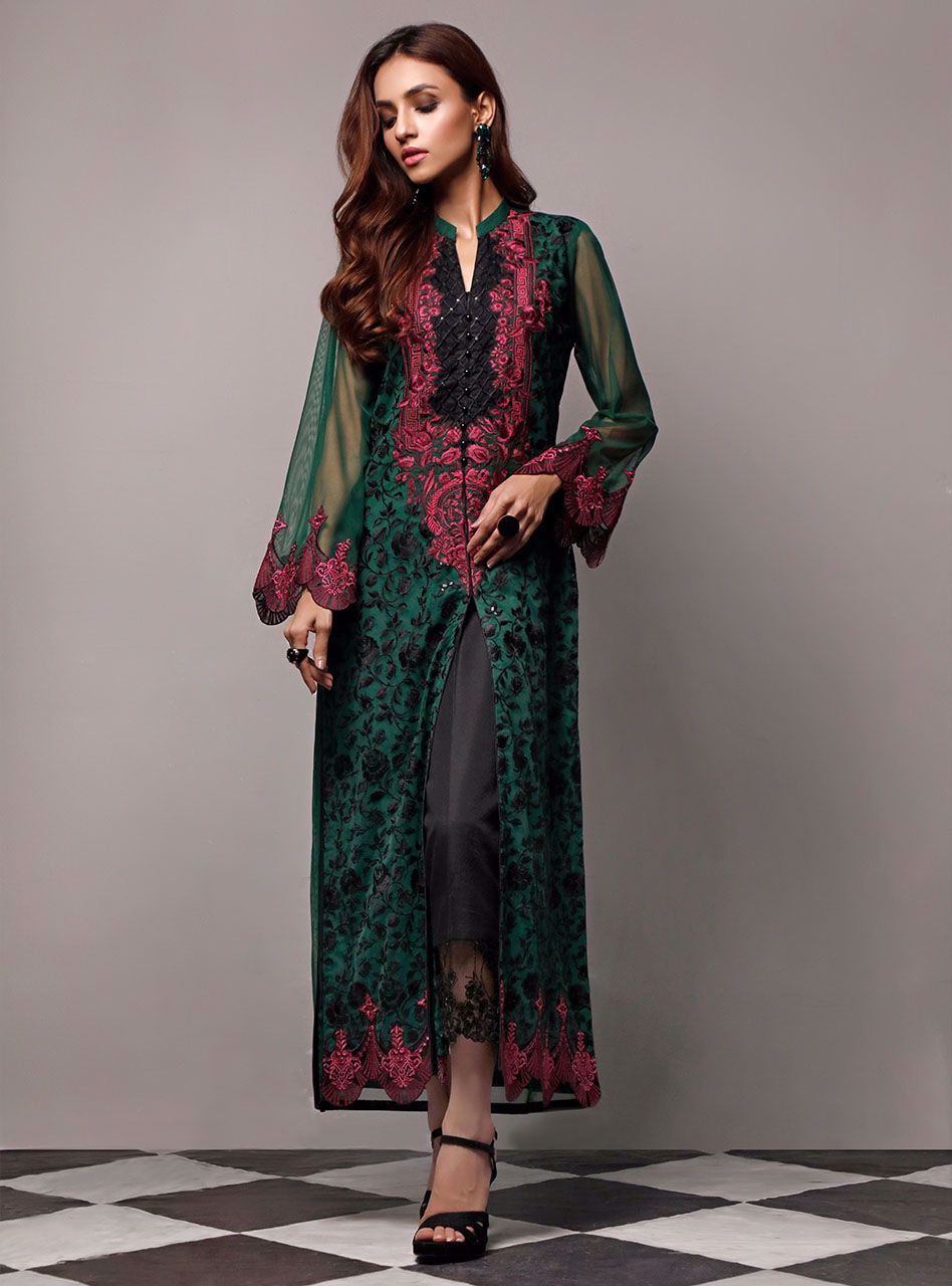 Zainab Chottani | Luxury Pret | EMERALD ELEGANCE