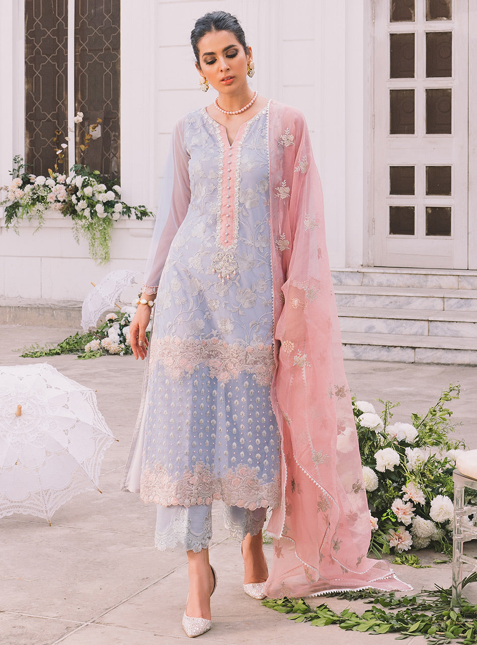 Zainab Chottani | Luxury Pret | BLUSH GRAPHITE