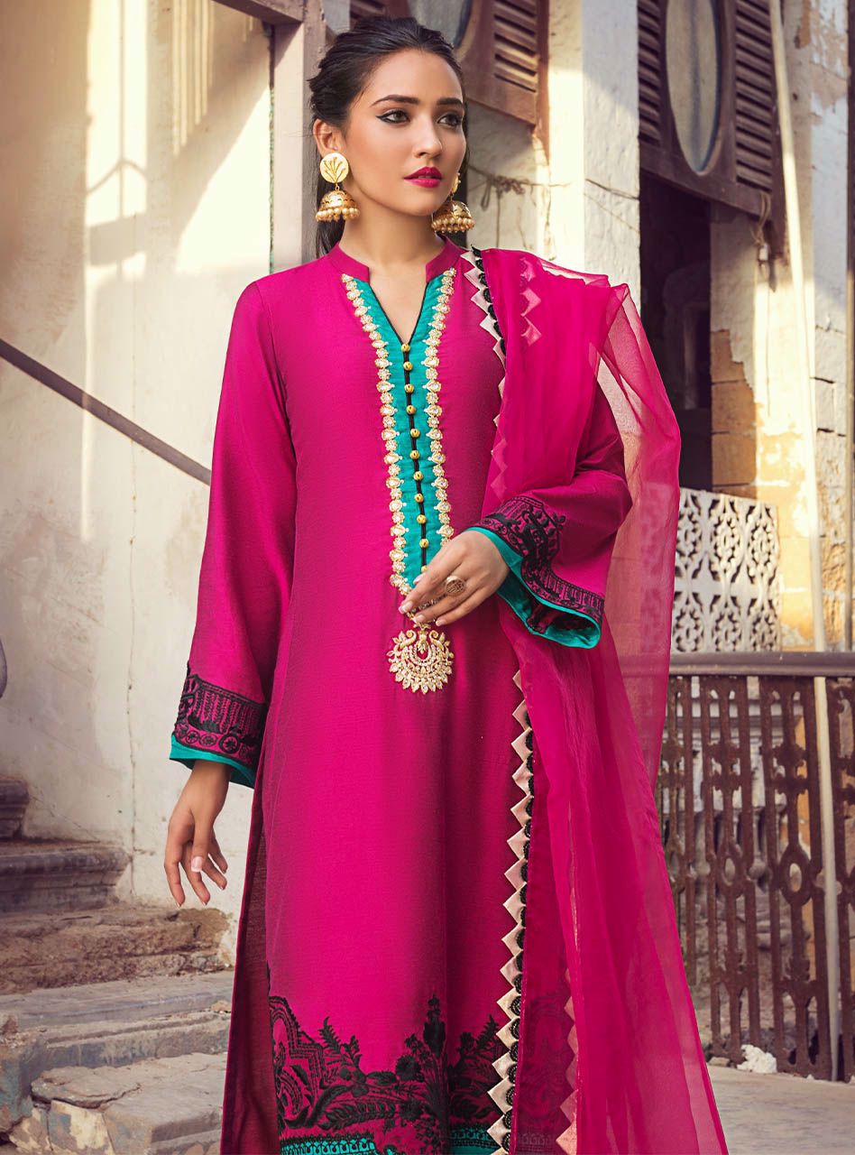 Zainab Chottani | Casual Pret | FANTASY IN FUSCHIA