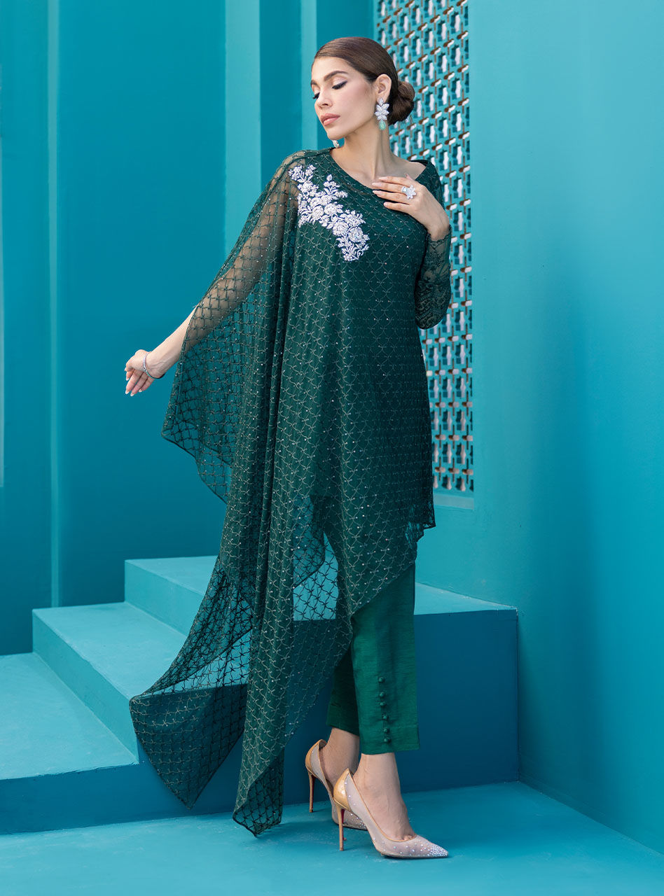 Zainab Chottani | Luxury Pret | EMERALD FRESCO