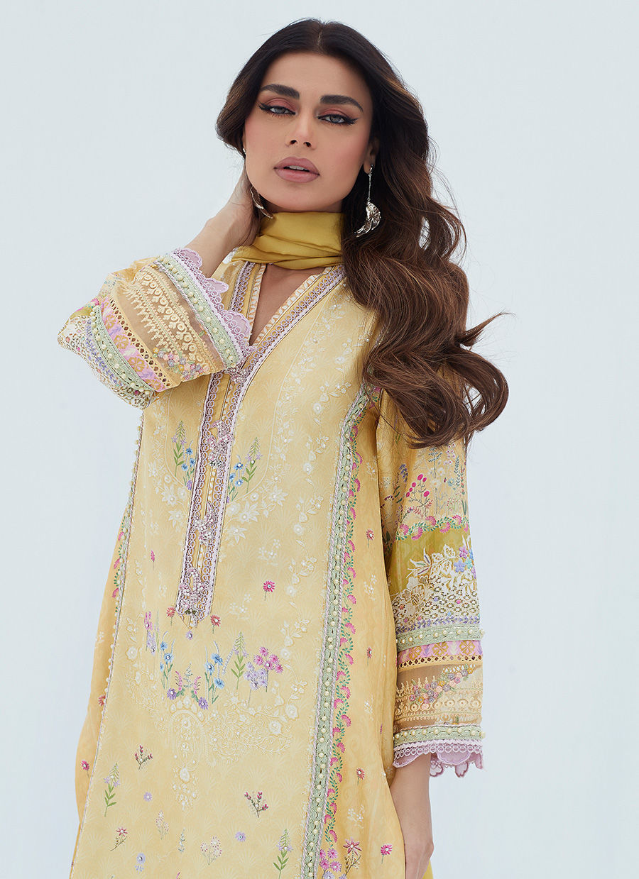 Farah Talib Aziz | Designer Picks 24 | LYMA LEMON SHIRT AND DUPATTA