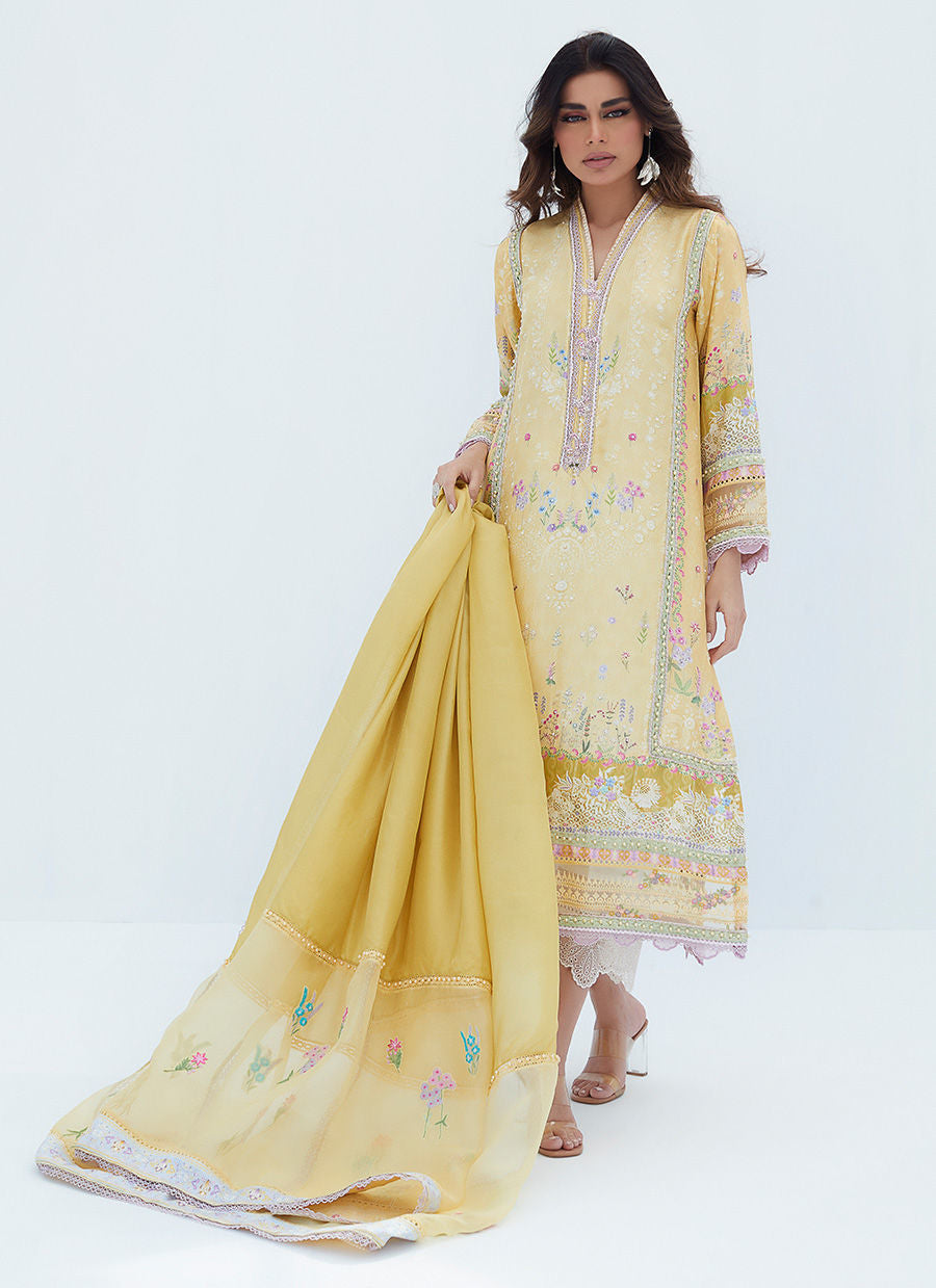Farah Talib Aziz | Designer Picks 24 | LYMA LEMON SHIRT AND DUPATTA