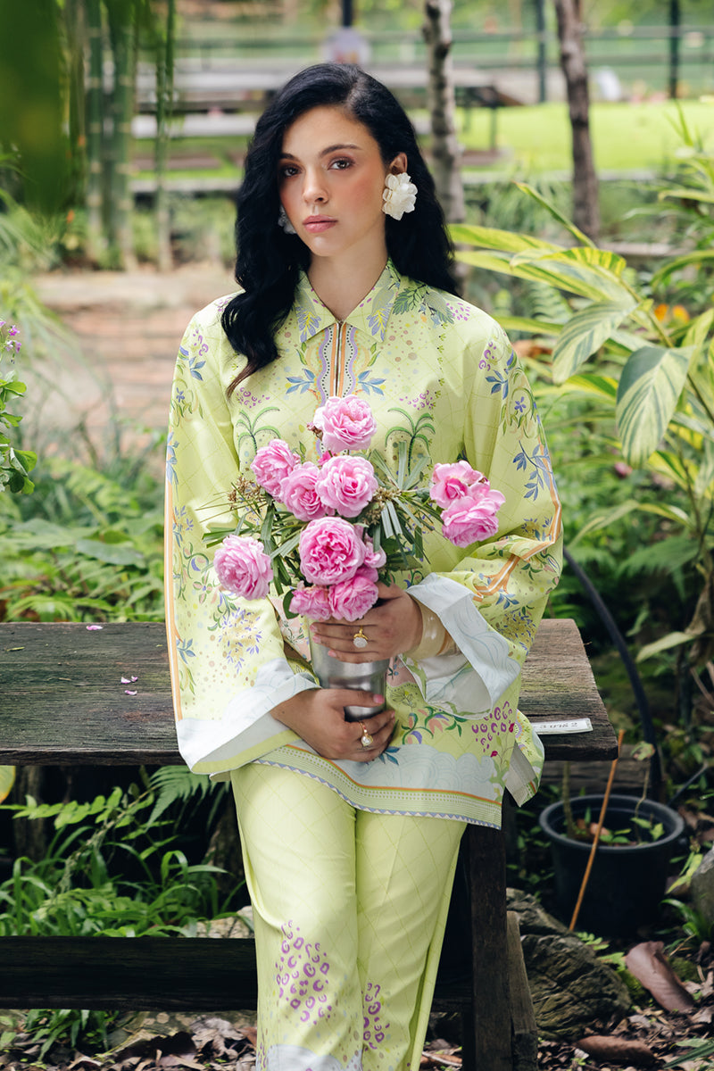 Qalamkar | Printed Co Ords 25 | OP-03 Alva