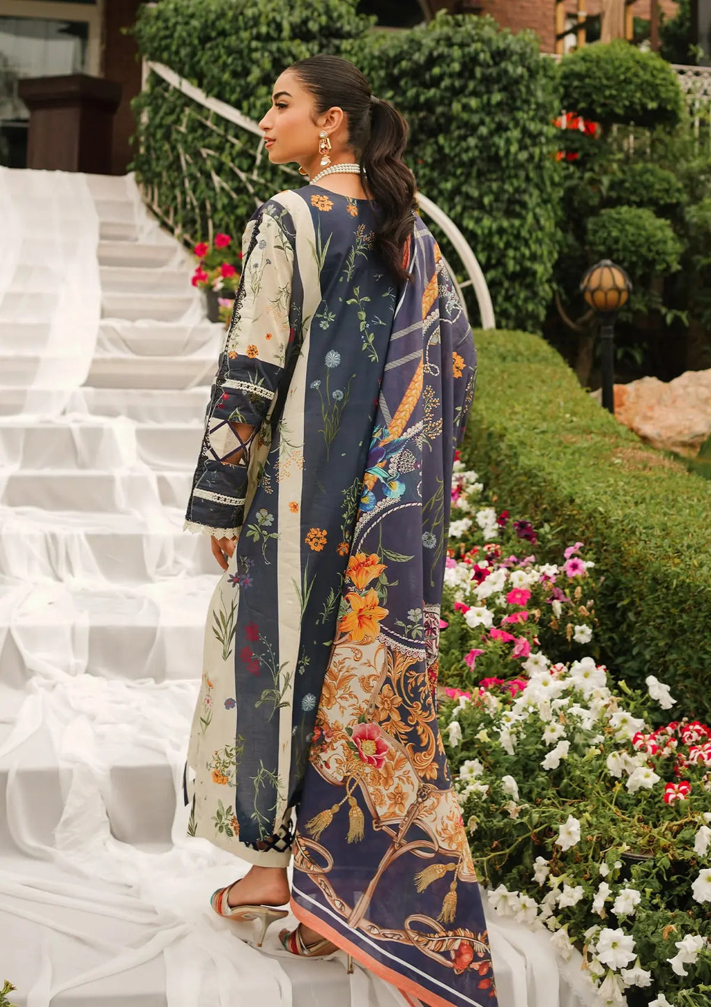 Elaf Premium | Printed Collection 24 | EEP-08B - Breeze Together