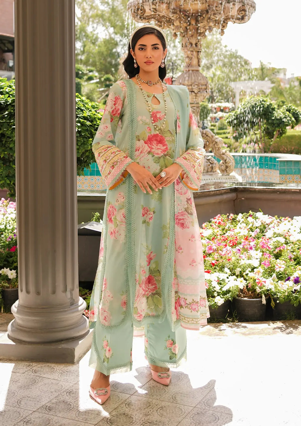 Elaf Premium | Printed Collection 24 | EEP-01A - Frostie