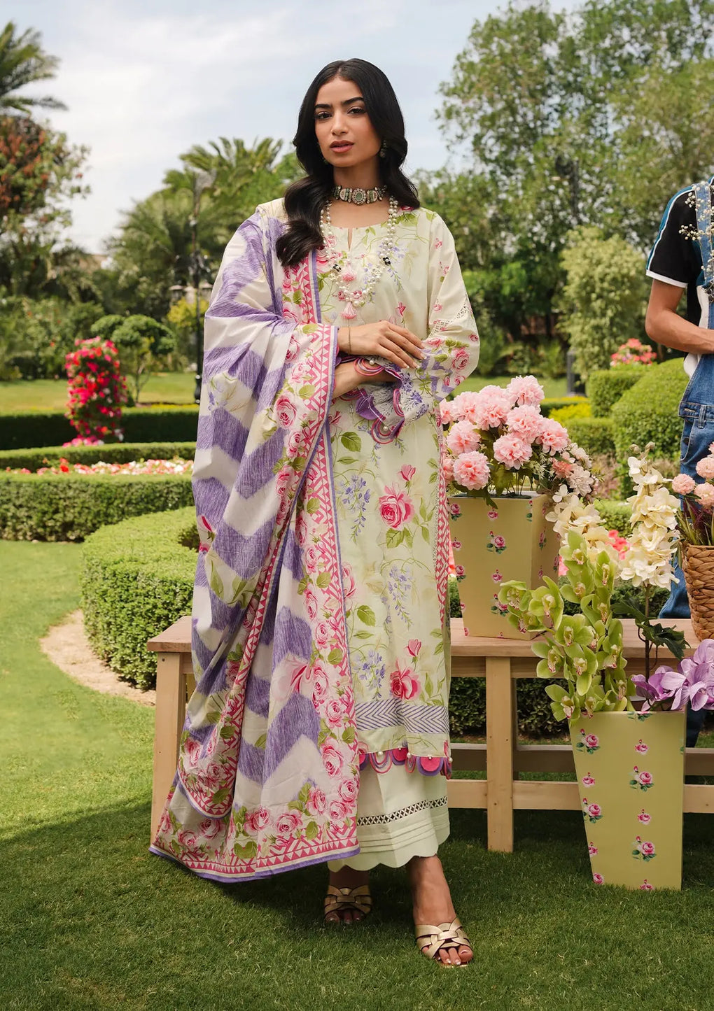 Elaf Premium | Printed Collection 24 | EEP-03B - Meadow Magic