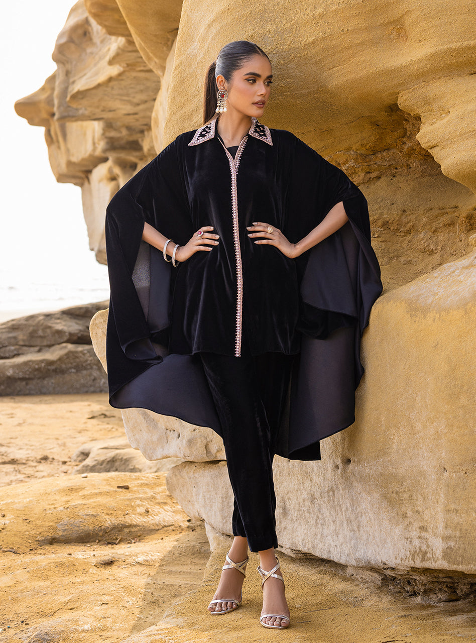 Zainab Chottani | Casual Pret | BLACK PLUM