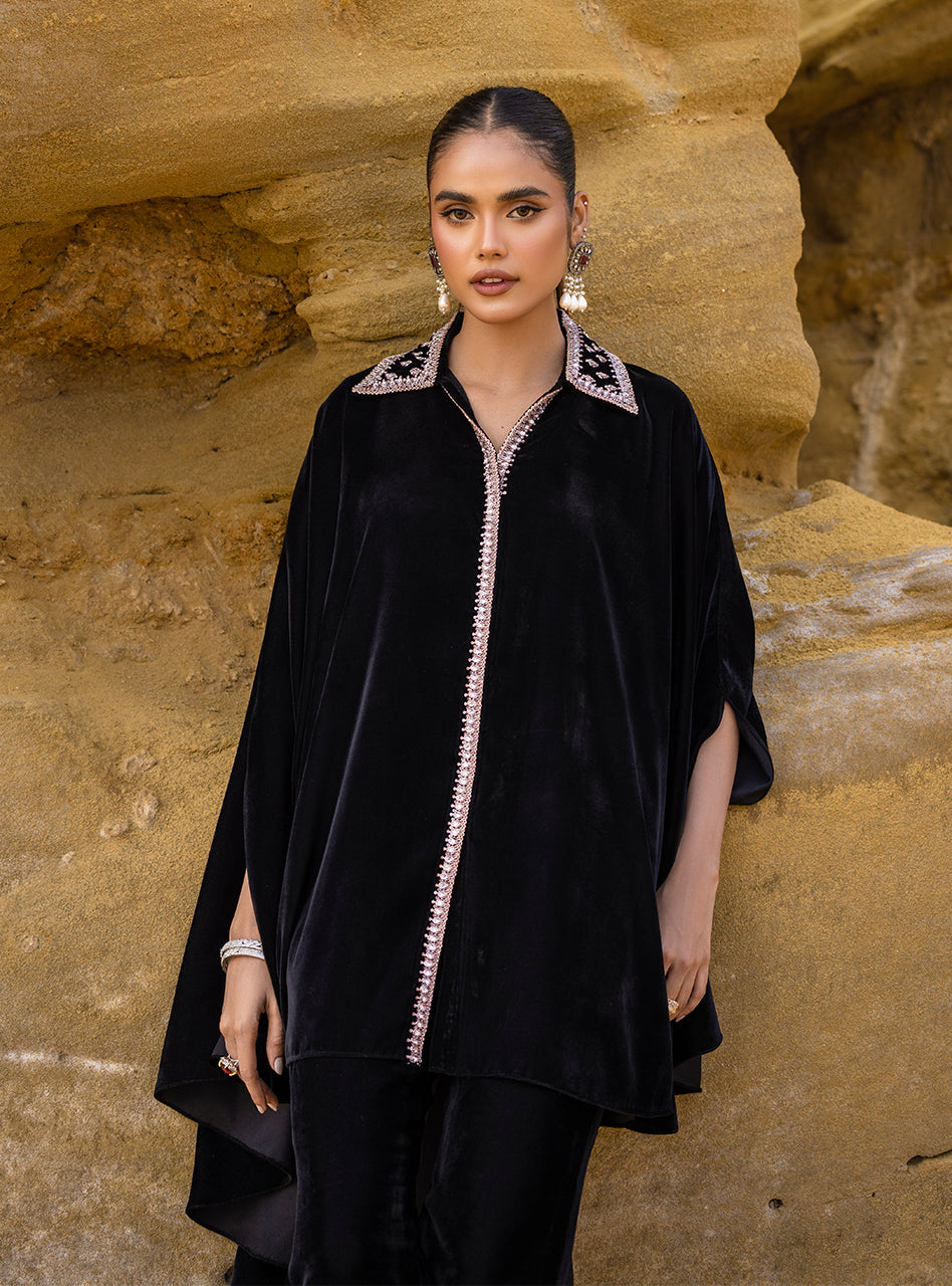 Zainab Chottani | Casual Pret | BLACK PLUM