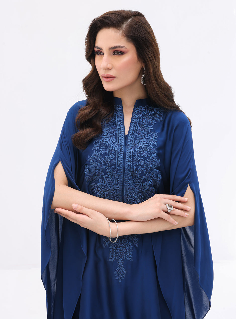 Zainab Chottani | Casual Pret | NAVY CASCADE