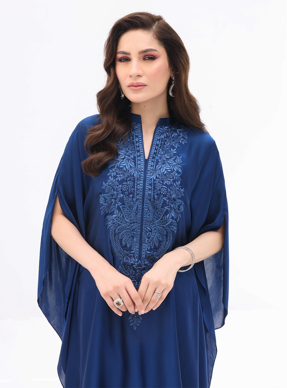 Zainab Chottani | Casual Pret | NAVY CASCADE
