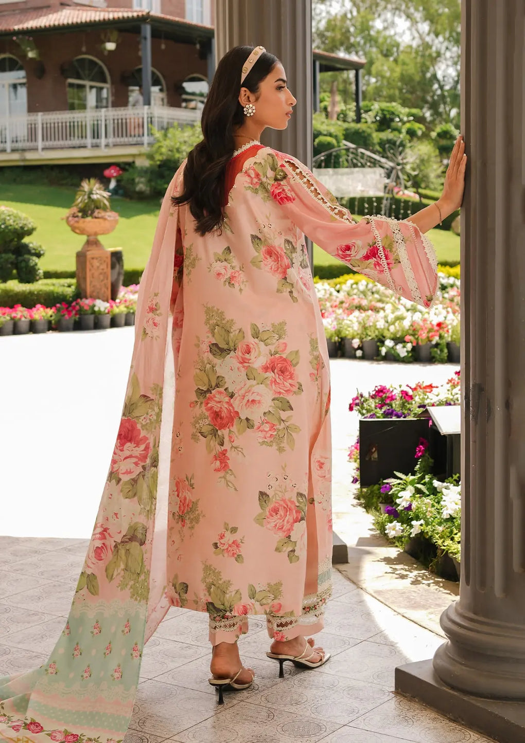 Elaf Premium | Printed Collection 24 | EEP-01B - Petal Pulse