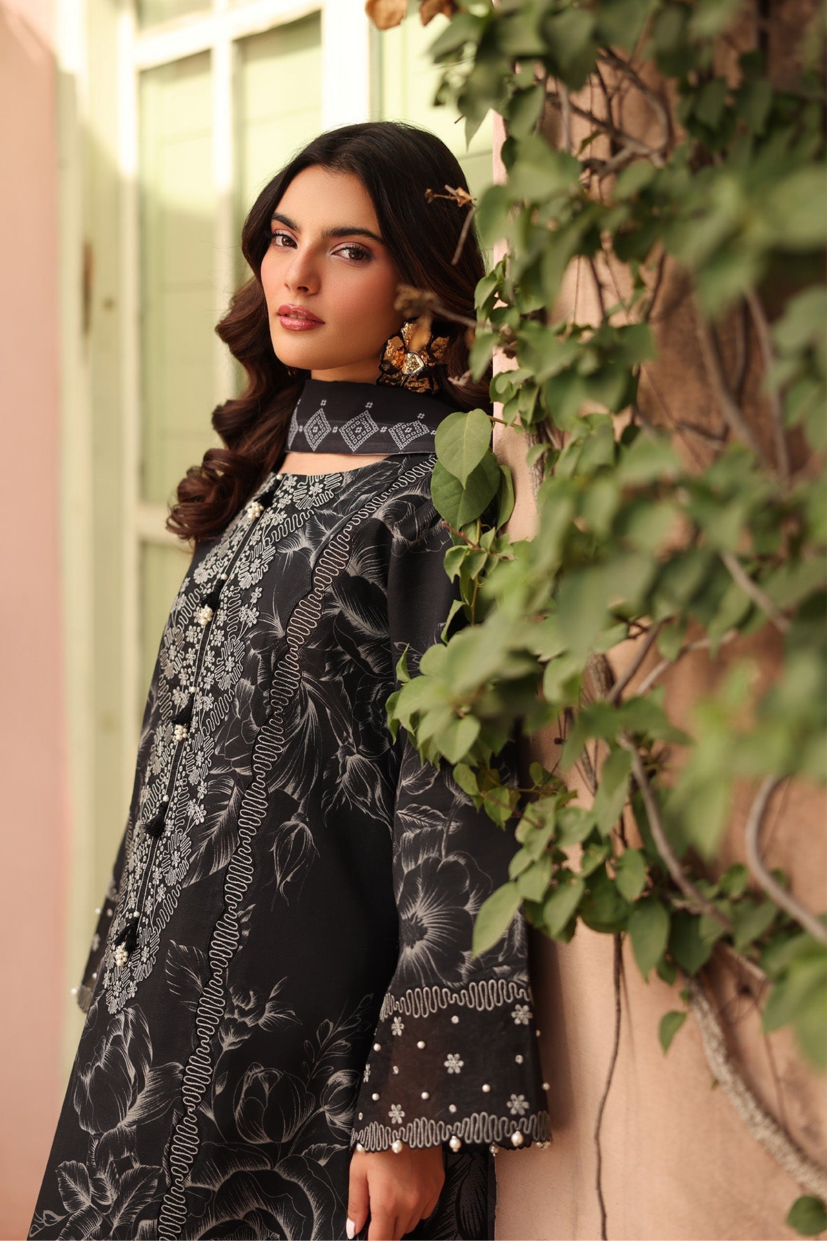 Alizeh | Embroidered Printed Festive Edit 25 | AF-EPL-7037-AZLIN
