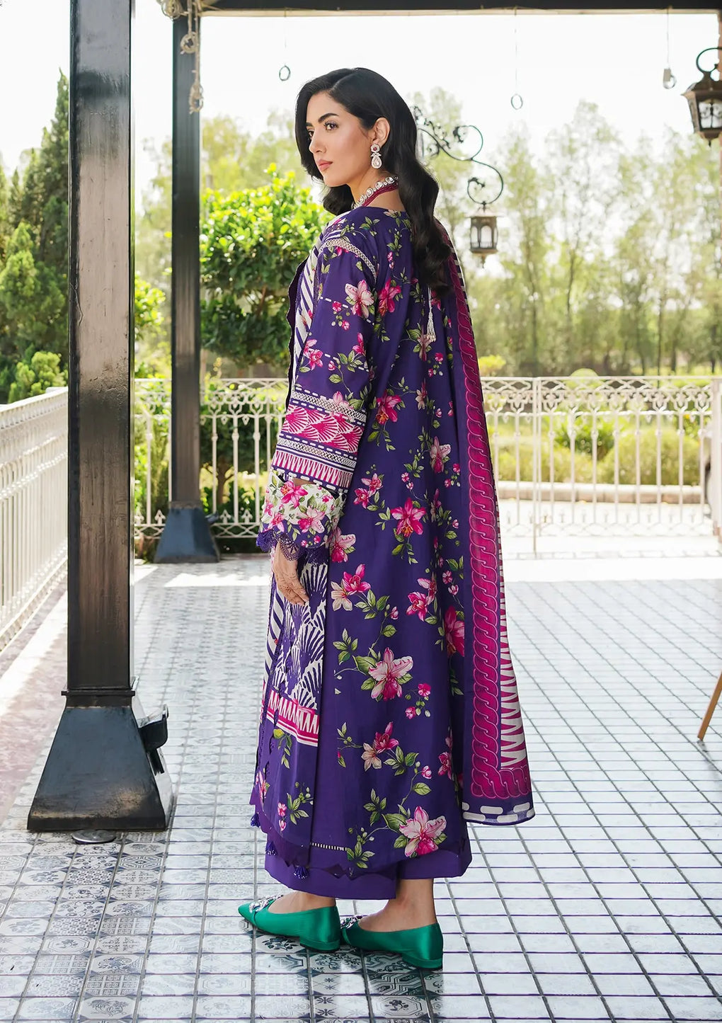 Elaf Premium | Printed Collection 24 | EEP-02B - Bloomie