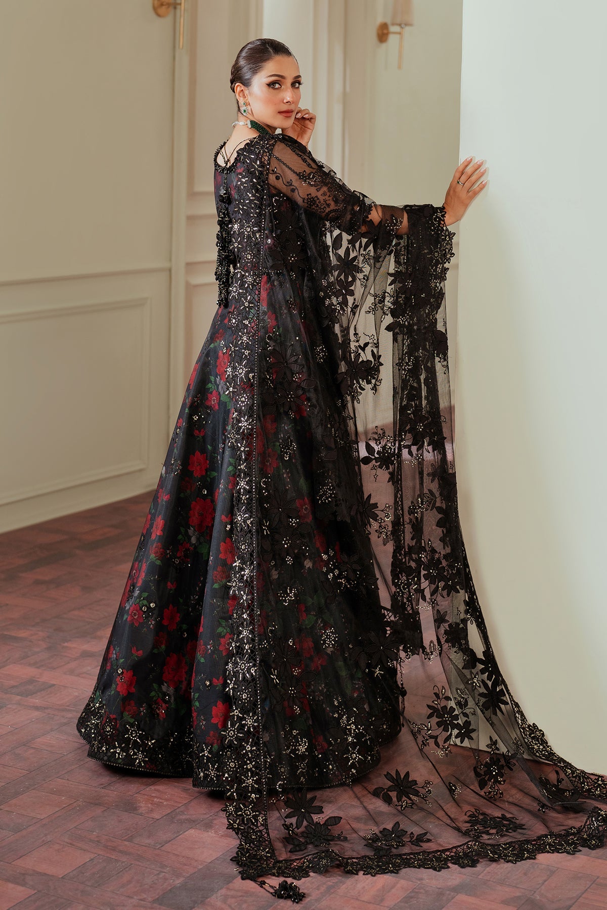 BAROQUE__EMBROIDERED NET CH13-05 STITCHED