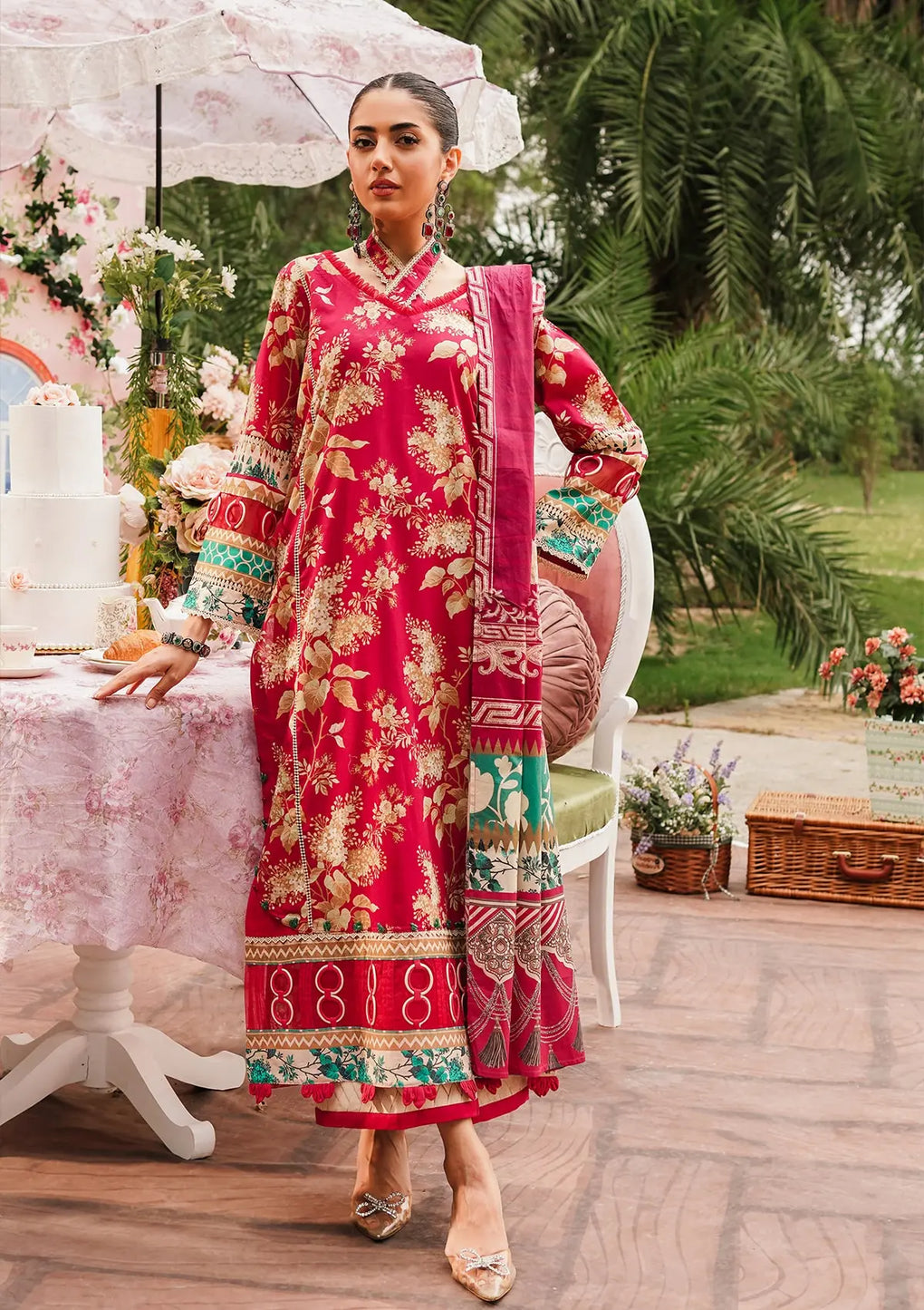 Elaf Premium | Printed Collection 24 | EEP-04A - Flores de Amor