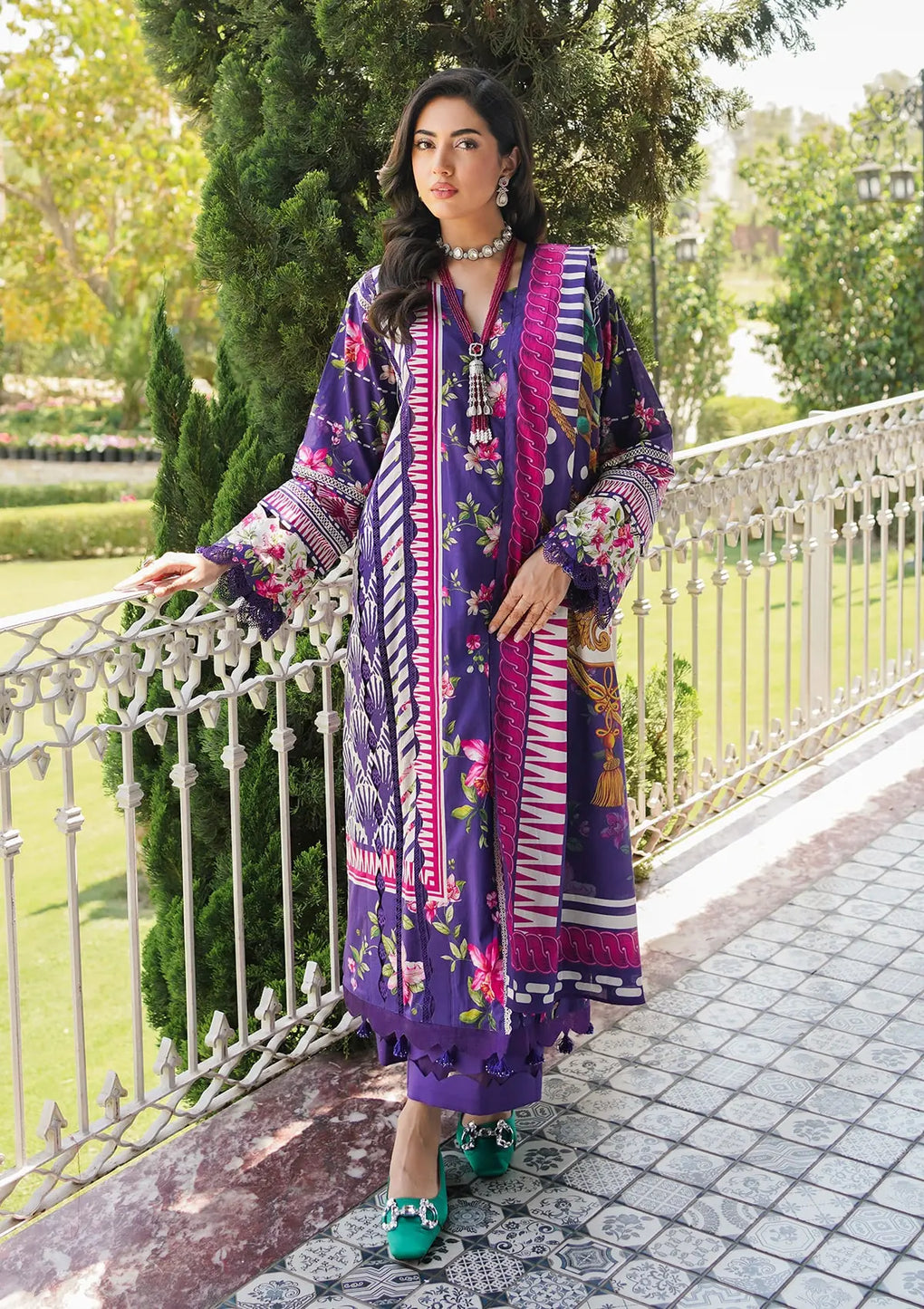 Elaf Premium | Printed Collection 24 | EEP-02B - Bloomie
