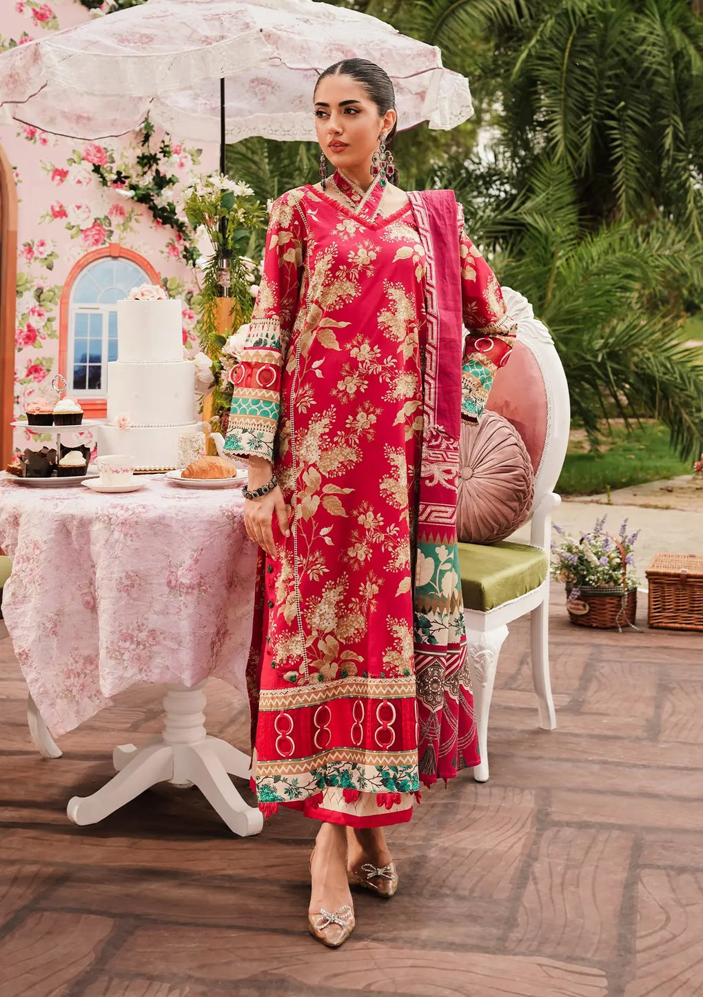 Elaf Premium | Printed Collection 24 | EEP-04A - Flores de Amor
