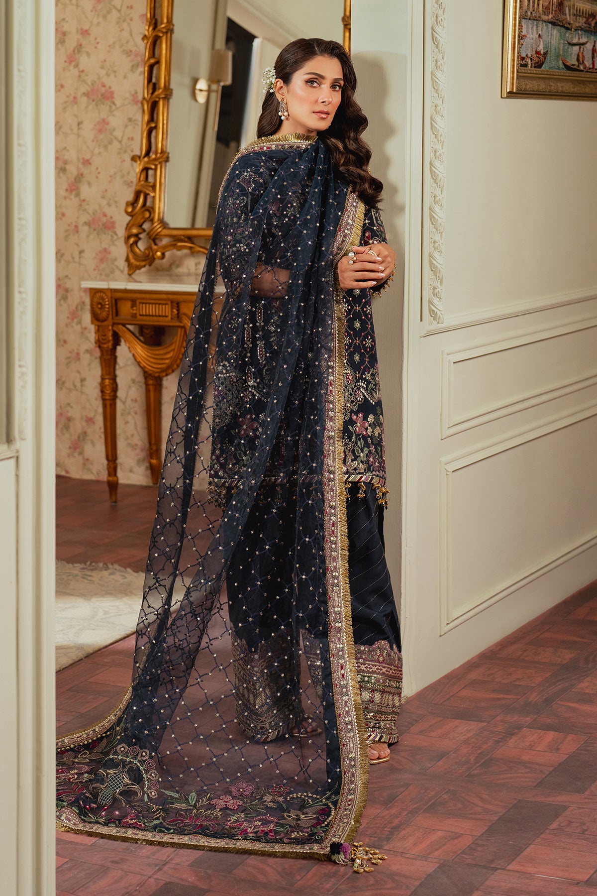 BAROQUE__EMBROIDERED SILK CH13-07 STITCHED