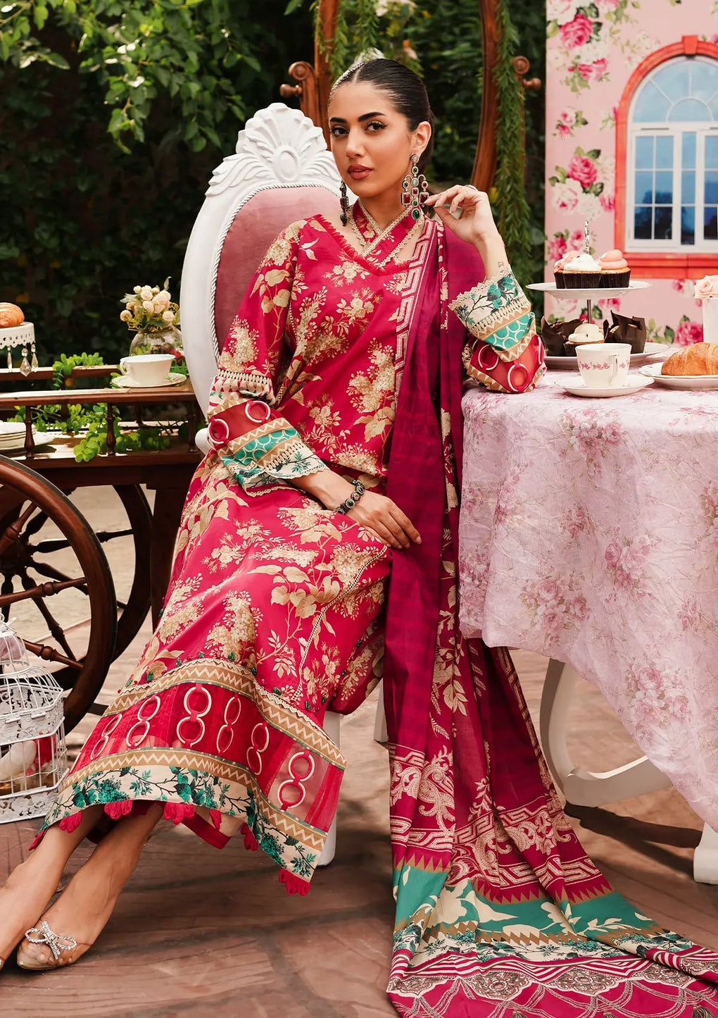 Elaf Premium | Printed Collection 24 | EEP-04A - Flores de Amor