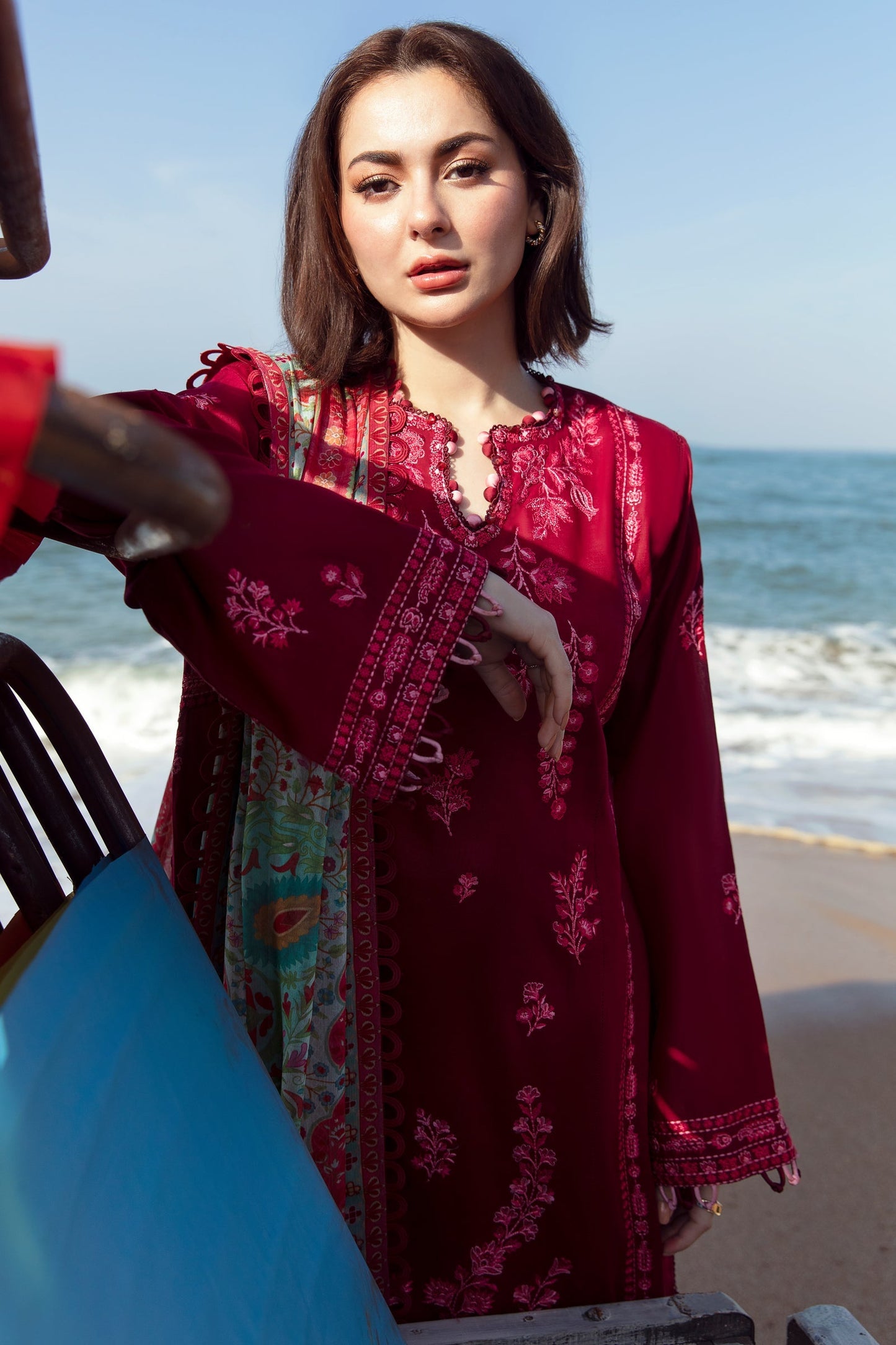 Zaha | Embroidered Lawn Collection | EIRA (ZL23-10 B)
