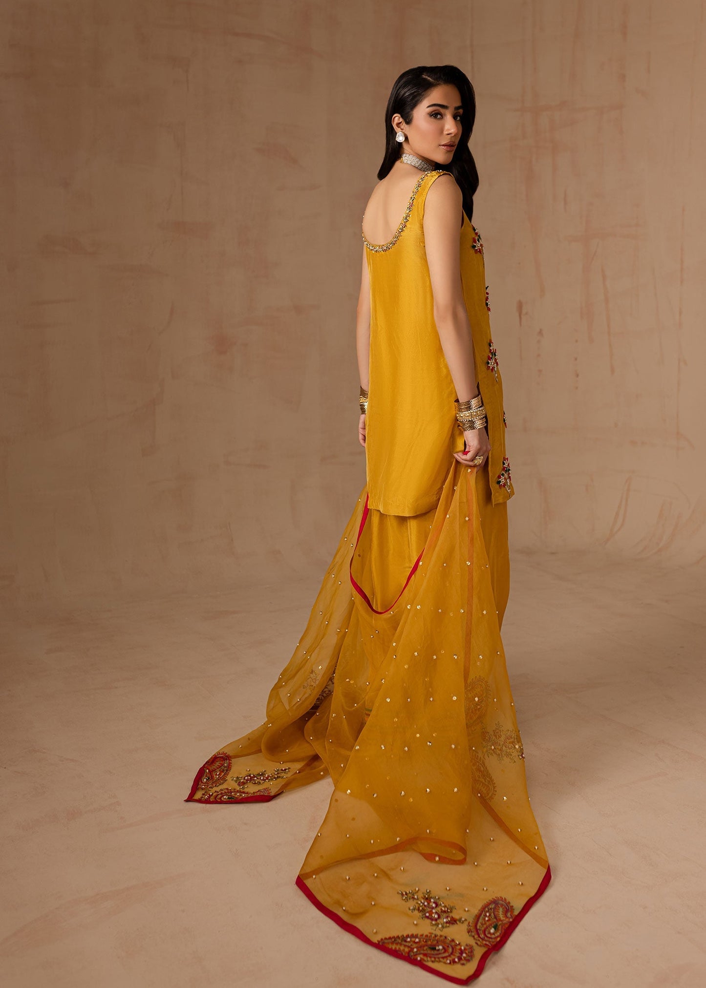 Maria Osama Khan | Noir Bliss Luxury Formals | Marigold Muse