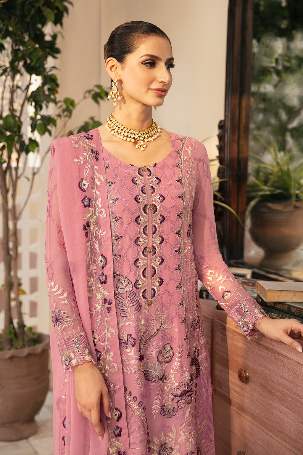 Ramsha | Chevron Chiffon Collection | A-909