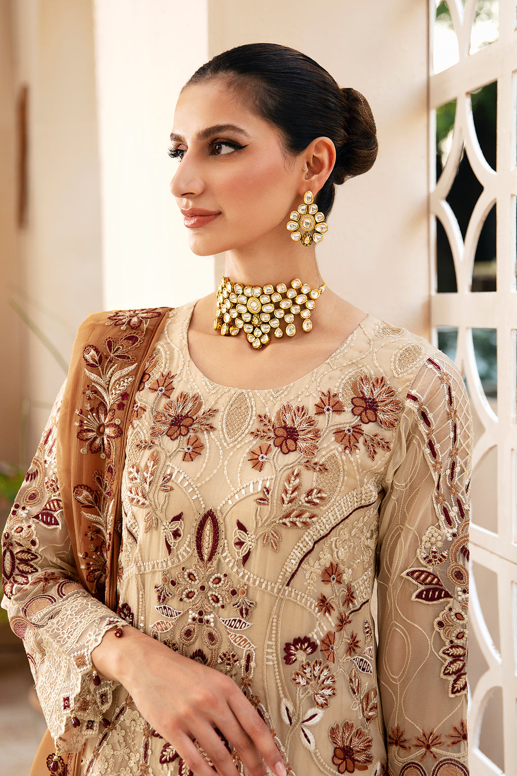 Ramsha | Chevron Chiffon Collection | A-912