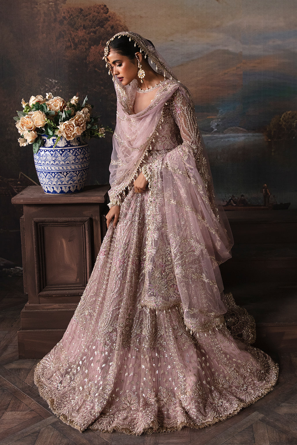 Afrozeh-The Brides Wedding Formal 3Pc Suit AFB-V1-04 Isabella - Riwayat-e-khas