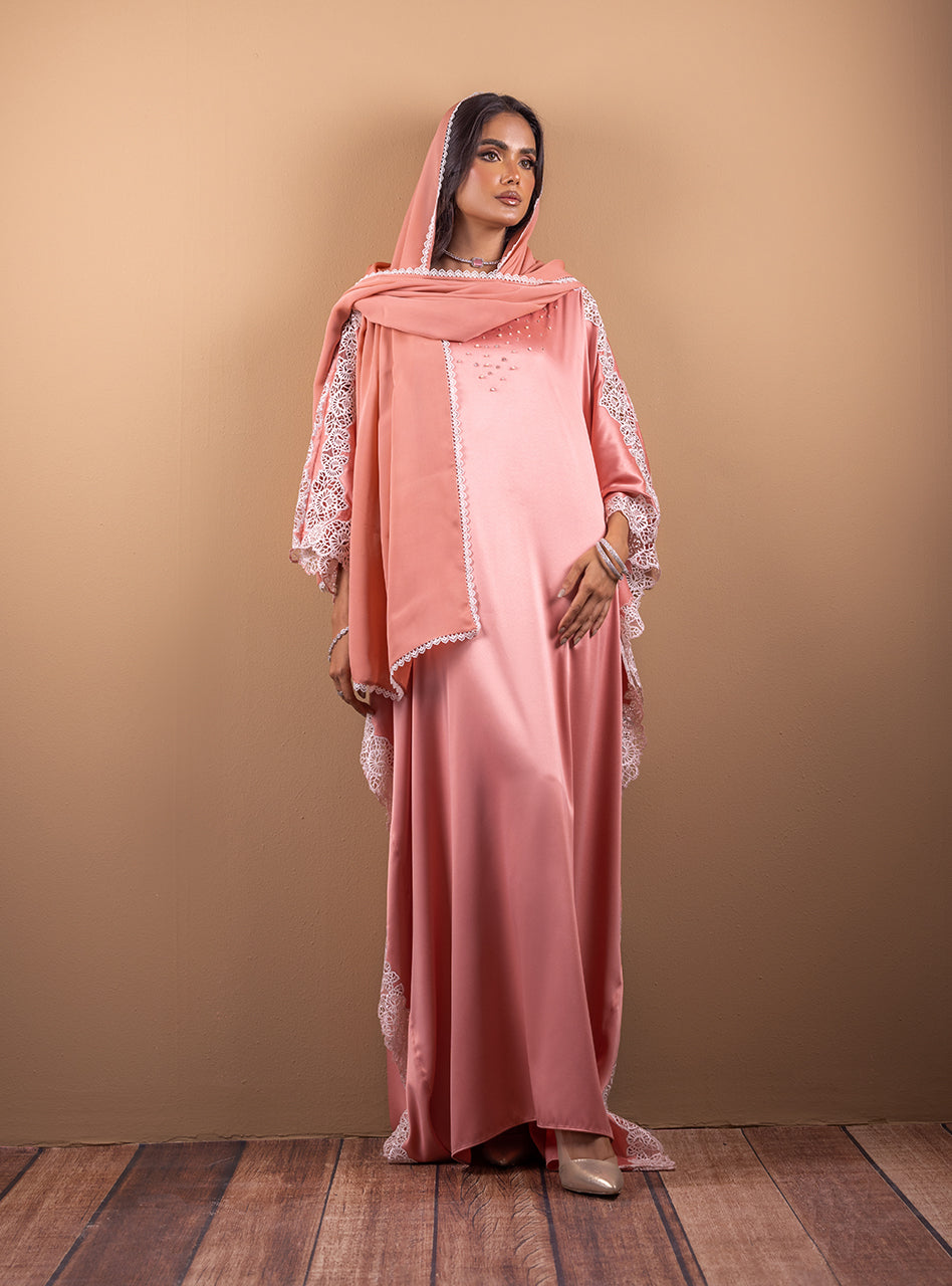 Zainab Chottani | Semi Formals | CORAL BLOSSOM