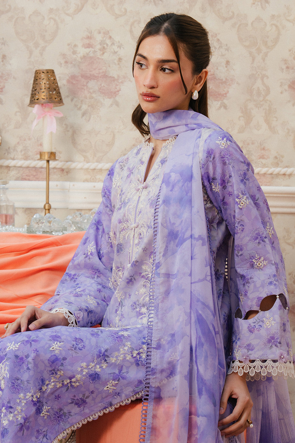 Ayzel | Armelia Printed Lawn 25 | Delilah