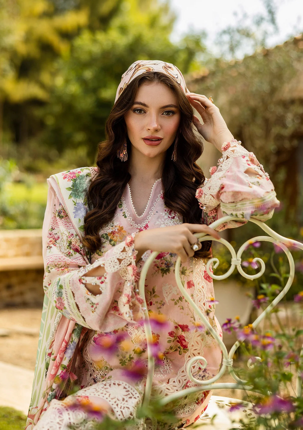 Elaf Premium | Print Chikankari 25 | ELK-04B TRUE LOVE