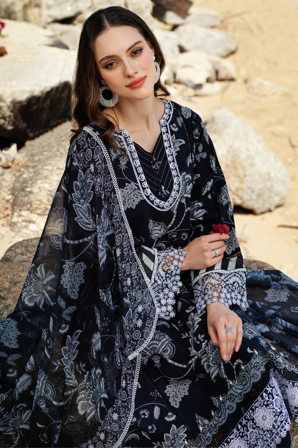 Farasha | Printed Essentials | Sable Dusk