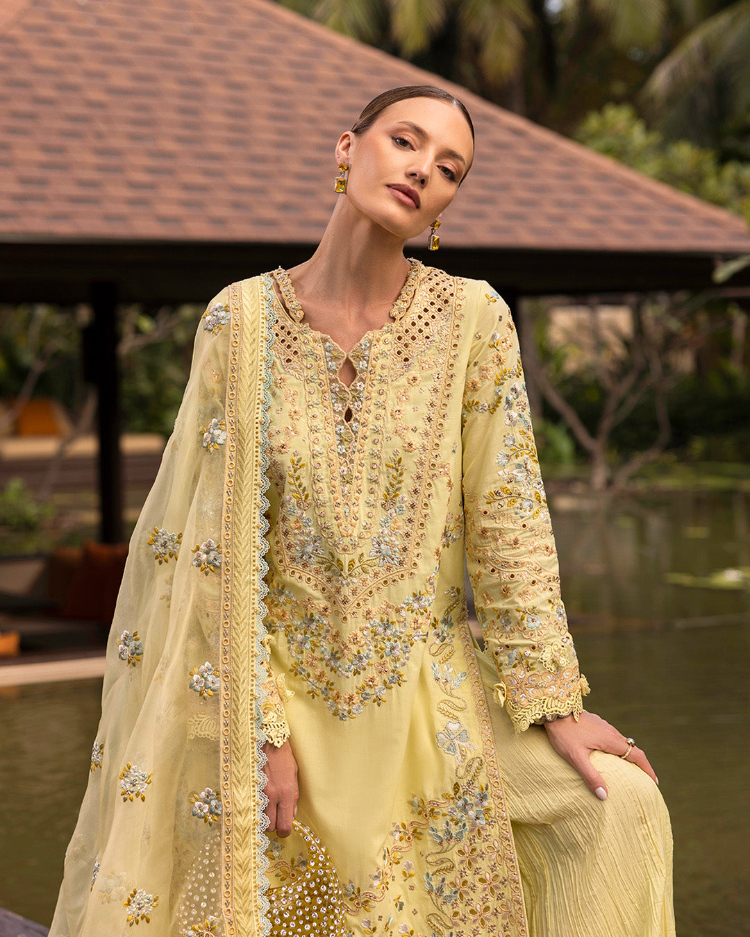 Faiza Saqlain | Zinnia Lawn 25 | Azalea