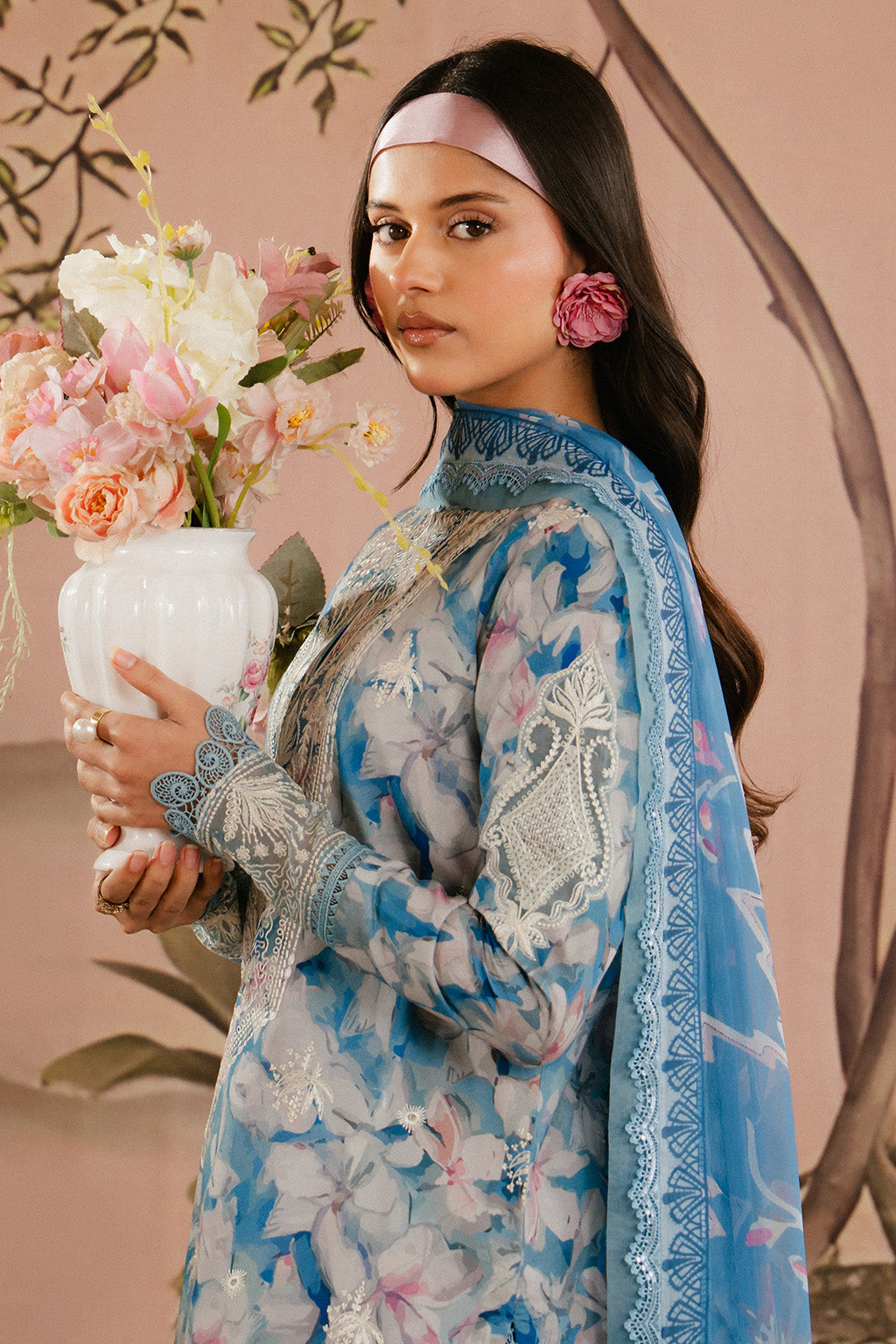 Ayzel | Armelia Printed Lawn 25 | Scilla