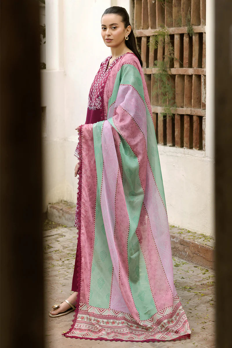 Farasha | Summer weaves| Satin Ruby