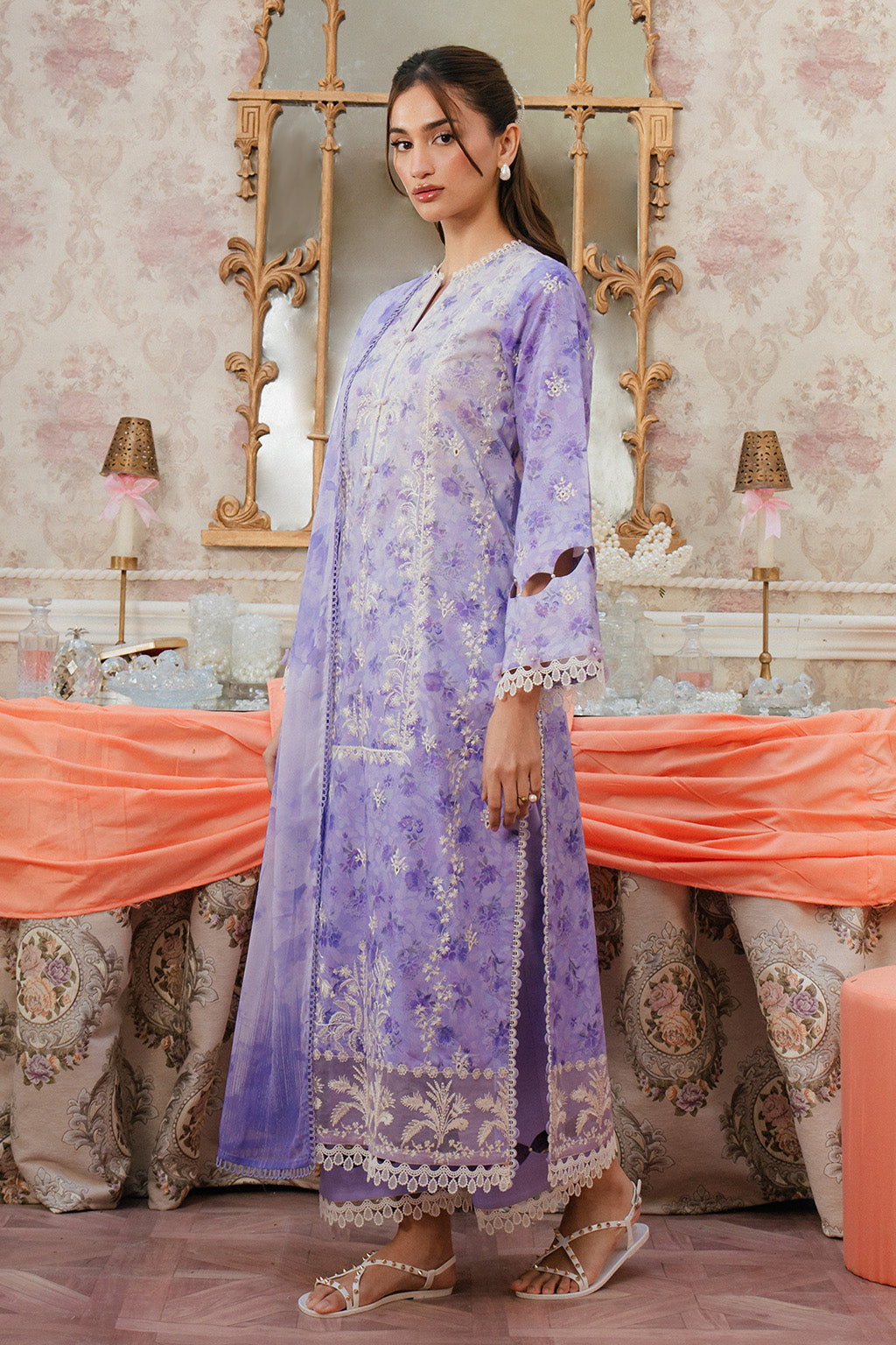 Ayzel | Armelia Printed Lawn 25 | Delilah