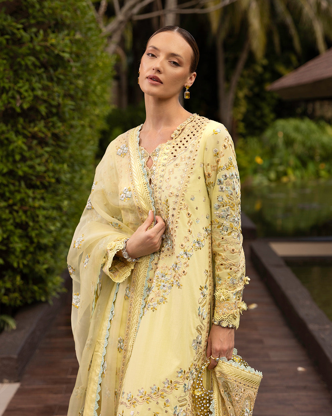 Faiza Saqlain | Zinnia Lawn 25 | Azalea