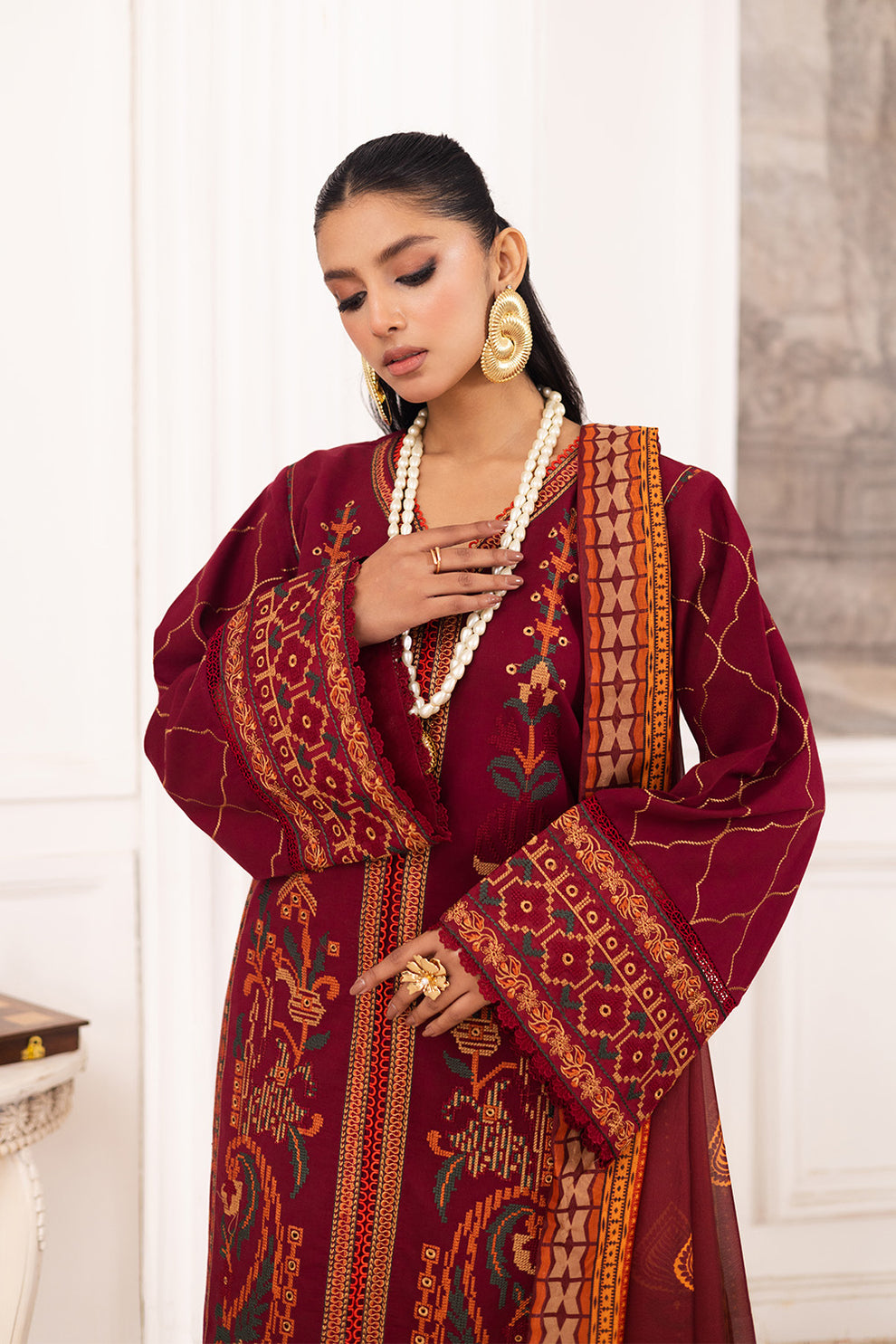 Maryum N Maria | Mira Luxury Lawn | SAHAR - FS50114