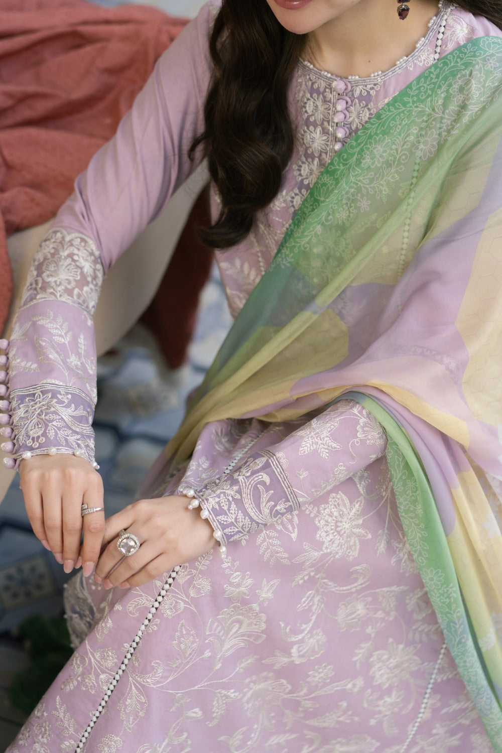 Maryum N Maria | Luxury Lawn 25 | ALEIA - MS50115