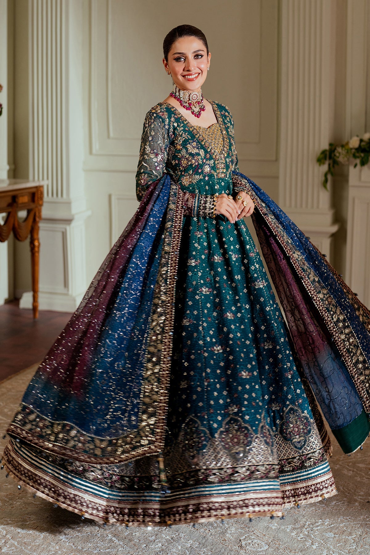 BAROQUE__EMBROIDERED CHIFFON CH13-03