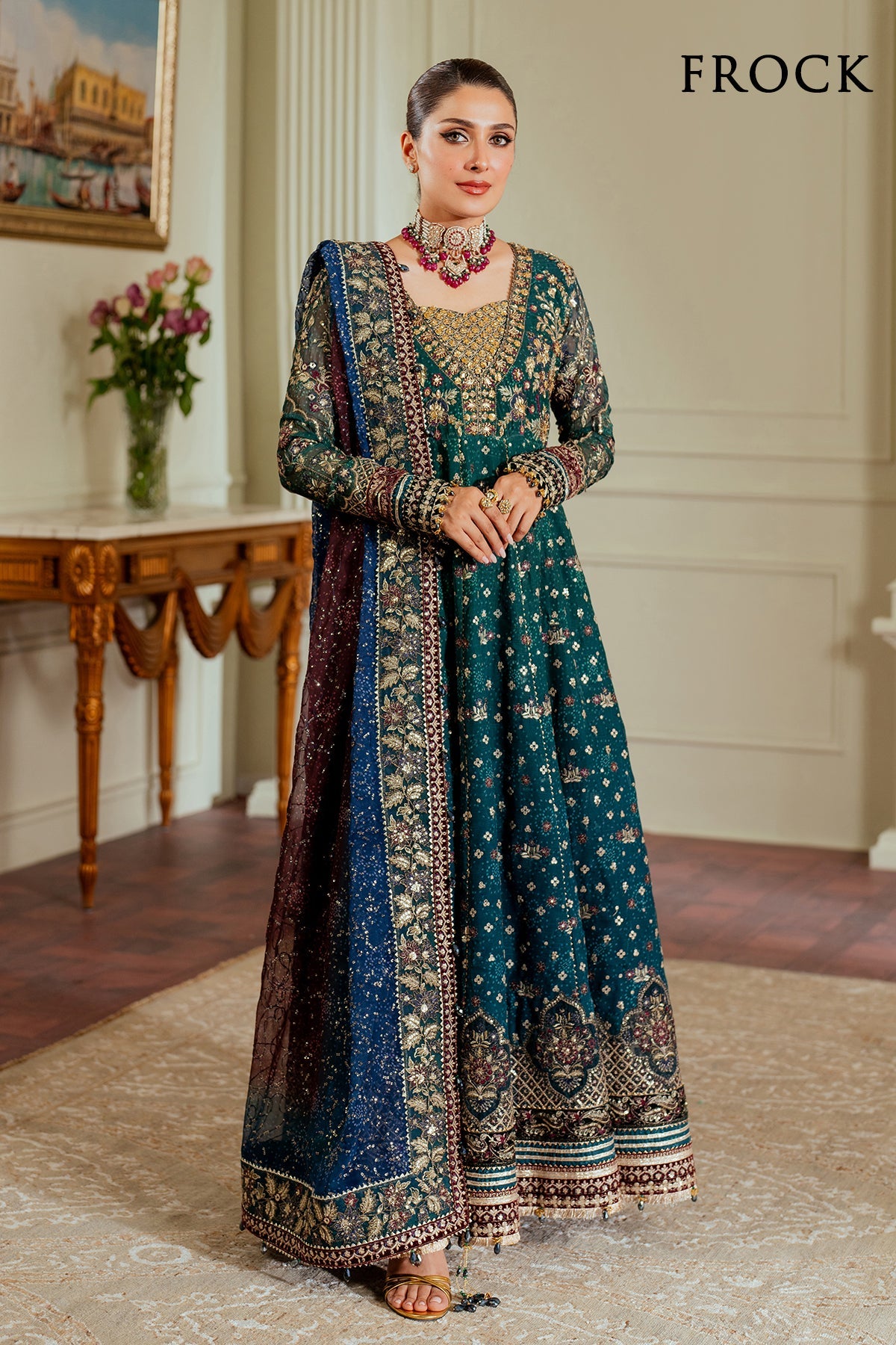 BAROQUE__EMBROIDERED CHIFFON CH13-03