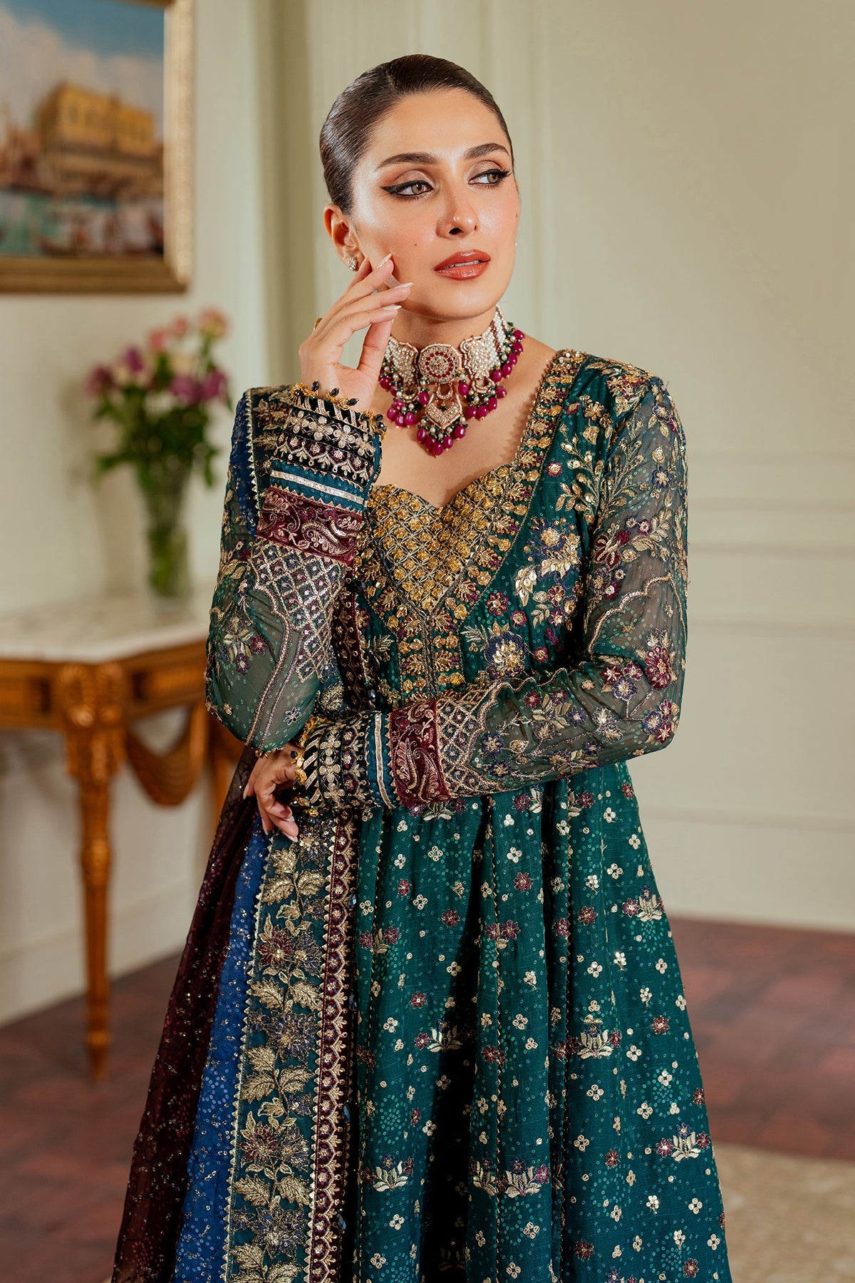 BAROQUE__EMBROIDERED CHIFFON CH13-03