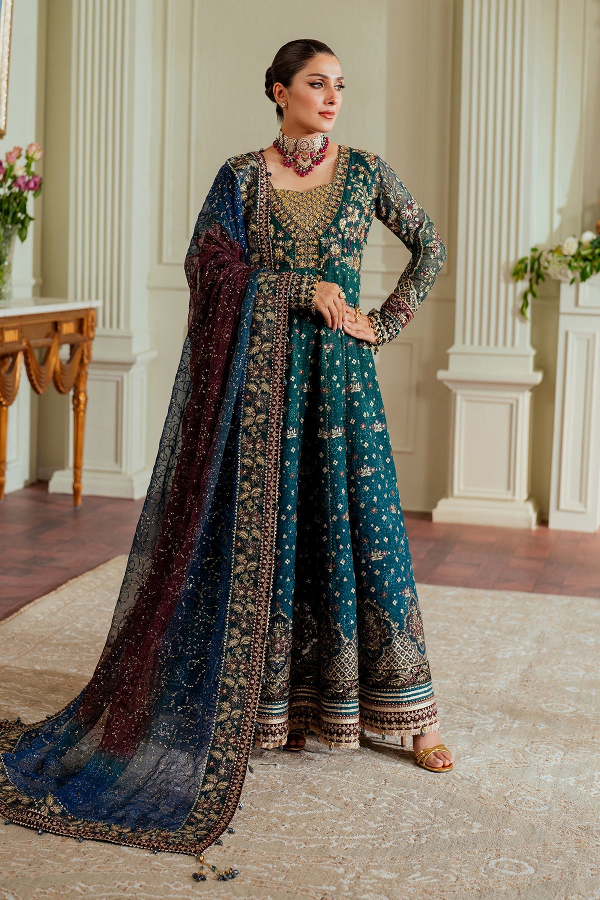 BAROQUE__EMBROIDERED CHIFFON CH13-03