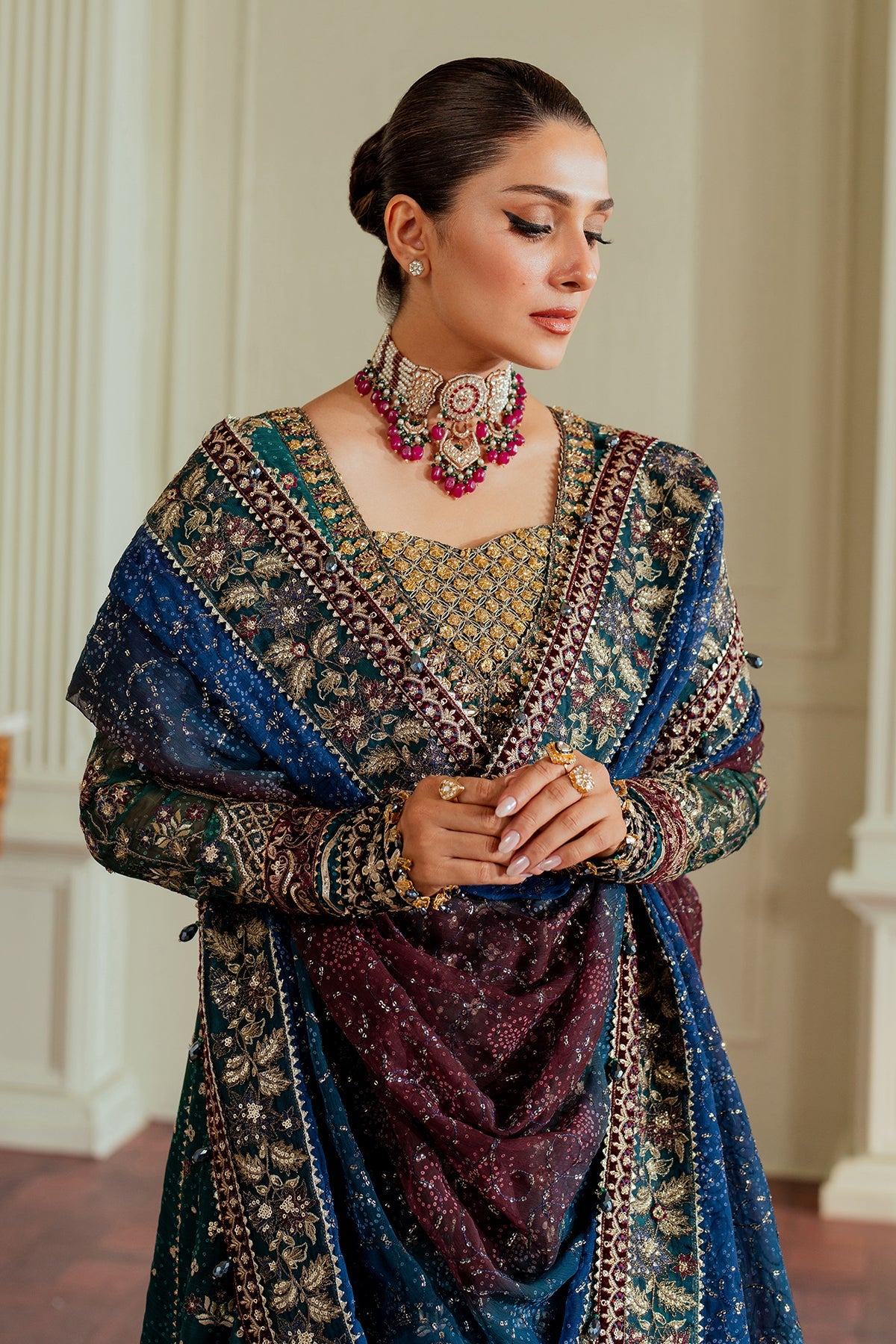 BAROQUE__EMBROIDERED CHIFFON CH13-03