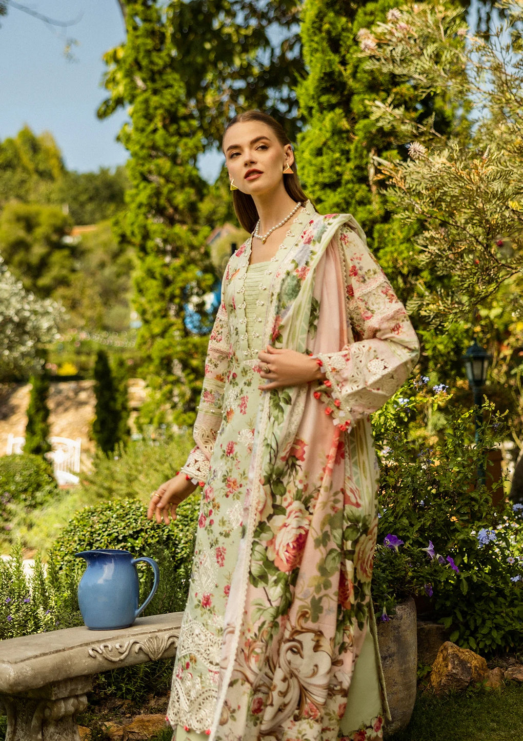 Elaf Premium | Print Chikankari 25 | ELK-04A DEAR PARADISE