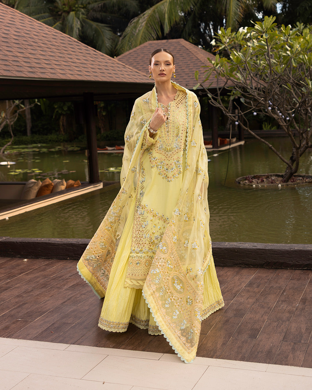 Faiza Saqlain | Zinnia Lawn 25 | Azalea